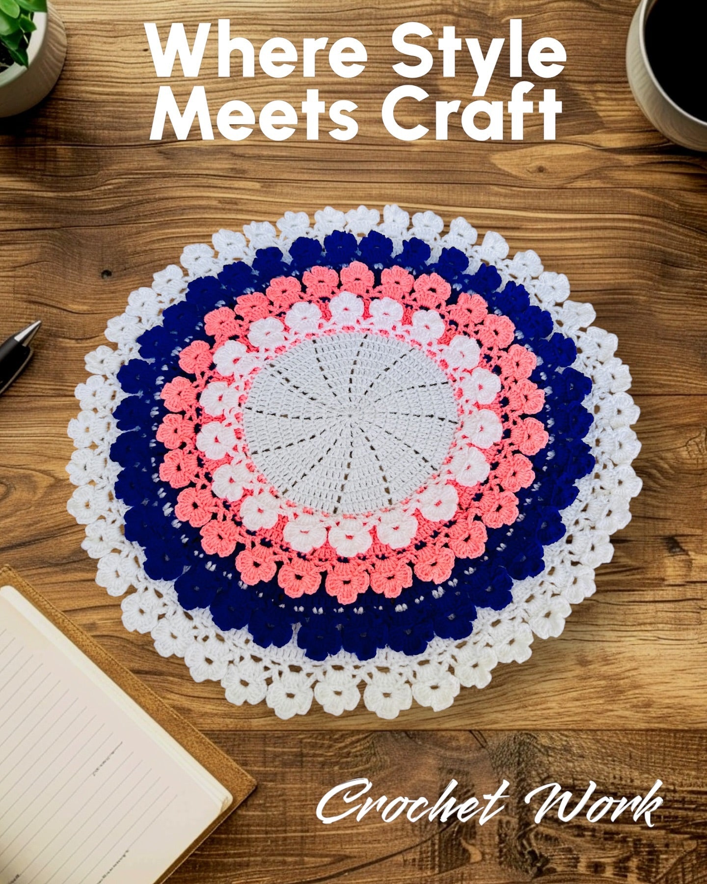 Handmade Crochet Table Mat